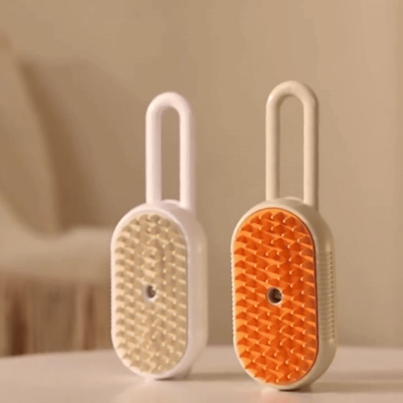 Pet Steam Brush – Gentle Grooming & Fur Removal
