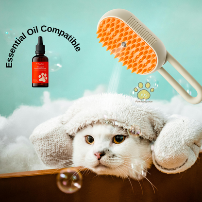 Pet Steam Brush – Gentle Grooming & Fur Removal